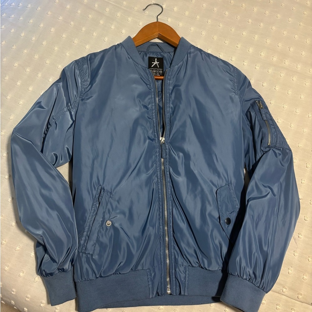 Alpha Industries Steel Blue Bomber Jacket
